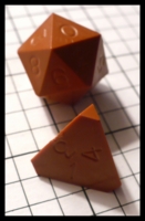 Dice : Dice - Dice Sets - Gamescience Sepia Partial - FA collection buy Dec 2010